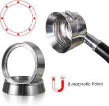 Load image into Gallery viewer, MATOW 58mm Magnetic Dosing Funnel V2, Stainless Steel Espresso Dosing Ring with 8 Magnets Compatible with All 58mm Portafilter