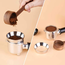 Load image into Gallery viewer, 51mm Espresso Dosing Funnel, MATOW Stainless Steel Coffee Dosing Ring Compatible with 51mm Portafilter