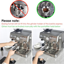 Load image into Gallery viewer, MATOW 54mm Magnetic Dosing Funnel V2, Stainless Steel Espresso Dosing Ring with 8 Magnets Compatible with 54mm Breville Portafilter