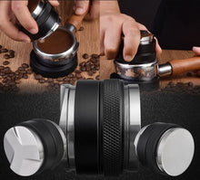 Load image into Gallery viewer, 58mm Coffee Distributor & Tamper – Adjustable 58mm Base Fits 58mm or Larger Portafilter