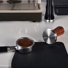 Load image into Gallery viewer, MATOW 58.5mm Espresso Hand Tamper, Dual Calibrated Spring Loaded Coffee with Stainless Steel Ripple Base, Pro-barista 30lbs Espresso Tamper with Red Rosewood Handle Fits 58mm Portafilter
