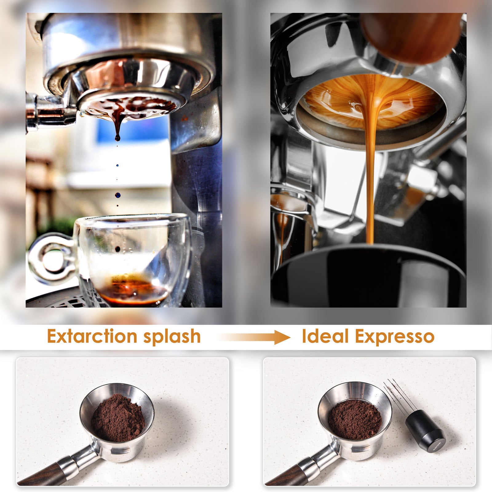 Espresso Coffee Stirrer Professional Espresso Distribution