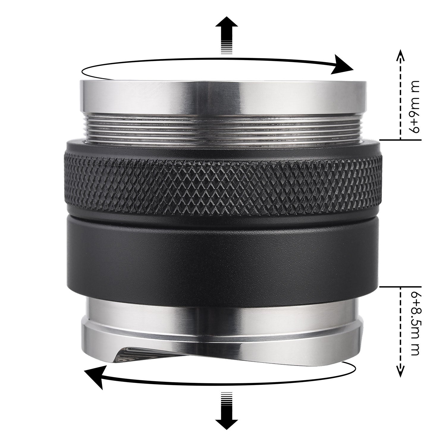 MATOW Distributeur et doseur de café de 53 mm, niveleur de café à MATOW Distributeur et doseur de café de 53 mm, niveleur de café à